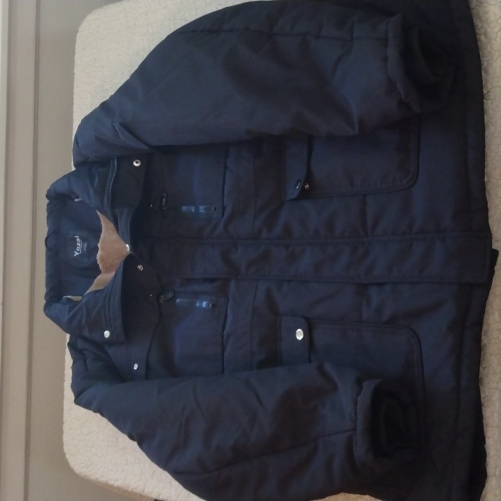 Yozai XXL Black Winter Puffer Coat/Parka